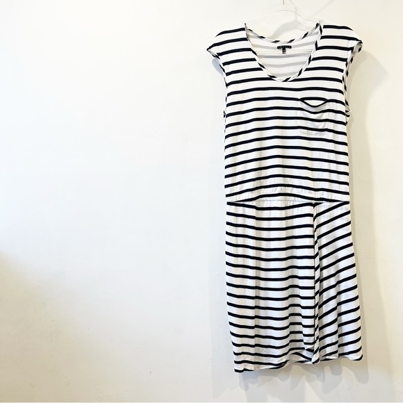 Theory Genessia Fisher‎ Stripe Sleeveless Dress - Picture 2 of 8